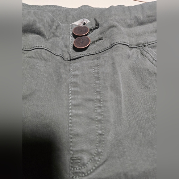 Soft Surroundings Charcoal Flare Jeans - Picture 5 of 10